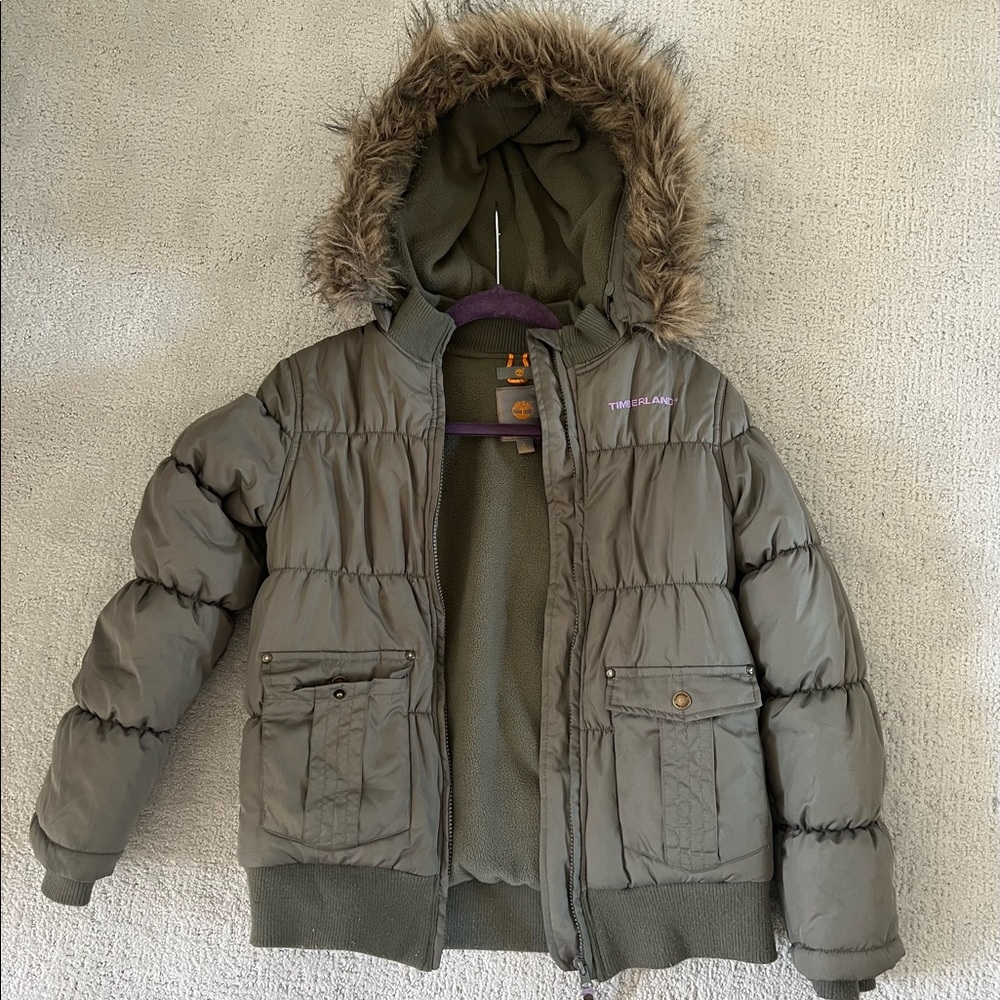 Kids Timberland puffer jacket